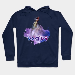 KING KAIJU WITH ABSTRACT PAINTING EFFECT Hoodie